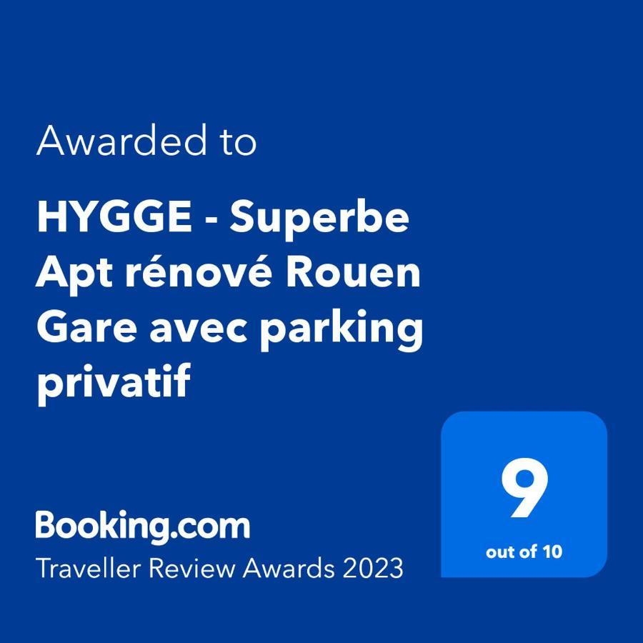 Hygge - Superbe Apt Renove Rouen Gare Avec Parking Privatif Apartment Екстериор снимка